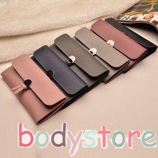 BDS Ladies long wallet Korean Style soft Snap wallet card walletmint purse