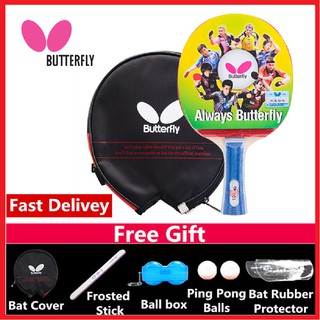 100% original Butterfly TBC 201/202 Table Tennis Ping Pong Racket Paddle Bat