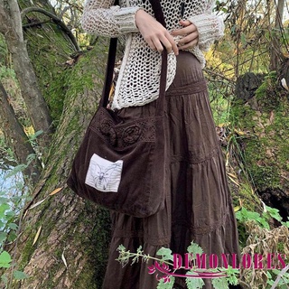 DEMQ-Women Vintage Elegant Solid Pleated Fall Swing Long Skirt
