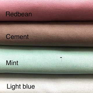 [Shop Malaysia] plain colour cotton canvas fabric / kain diy cloth
