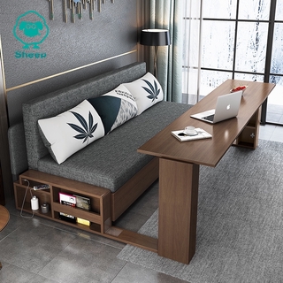 【Ready Stock】Folding Sofa Bed 1.8m 2.0m Multifunctional Foldable Sofa Living Room Furniture 3 seater Sofa with Storage