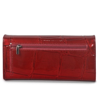 ❃☞❀European and American hot style ladies cowhide long wallet, female coin purse clutch bag, fashionable patent leather