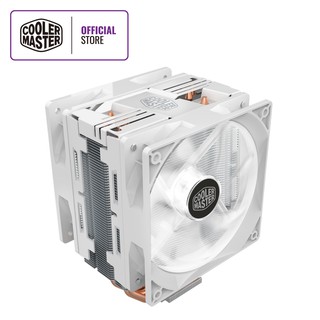 Cooler Master Hyper 212 Turbo White CPU Air Cooler, 4 Direct Contact Heatpipes, Dual Fans, Premium Top Cover