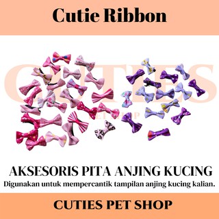Cutie Tape RIBBON Dog Cat / Color Clamp Funny / GROOMING CLIPS / IMUT / HAIR BOW