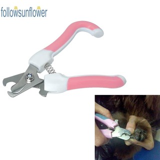 ㍿☎✓Pet Supplies❀fo❀Pet Toe Care Stainless Steel Dog Cat Claw Nail Clippers Cutter Trimmer