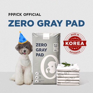[Authentic Korean Pee Pad] PPPICK Zero Gray Pad_Dog / Cat Training Pad