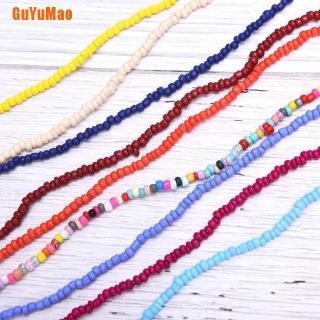 [GUYU] Bohemian Handmade Rainbow Beads Choker Necklace Candy Color Bead Women Jewelry HOO
