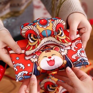 Chinese Cloth Red Envelope Special Tiger Backpack New Year Gift CNY Valentine's Day Gift