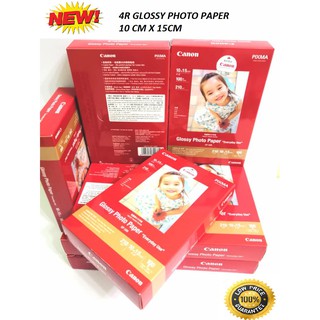 [Shop Malaysia] CANON GP-508 GLOSSY PHOTO PAPER - 100 SHEETS (4R / 4"x6" / 10x15cm)