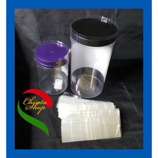 50pcs Perforated Shrinkable Plastic Sealer Wrap Film / PVC Heat Shrink Bands For Jar / Bottle