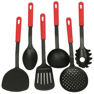 6 Piece Home Kitchen Sets Cooking Tools Nylon Spatula Spoon Utensils Cookware