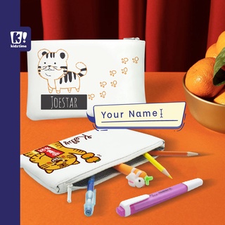 Kidztime Personalized Pouch basic designed with Alphabet for Kids and children special gift