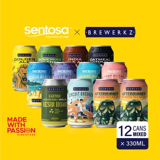 Brewerkz MWP Mixed 12pack Craft Beers | Shopee's Exclusive Bundle | Craft beers | 12x330ML | ABV 4.5-7.5