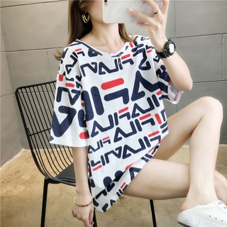 Oversized Tee Woman Girl Top T Shirt Loose Style