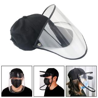 Transparent Face Covering Protective Plastic Anti-fog Saliva Hats Face Shield