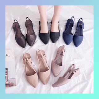 [Shop Malaysia] <Ready Stock> Pointed Jelly Shoe 👠 Alina
