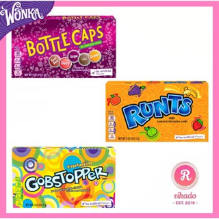 [Shop Malaysia] Wonka Throwback Candy [Gobstopper/Bottle Caps/Runts] Family Size Everlasting Jawbreakers 141.7g gula kanak snek import