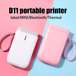【HOT】Niimbot D11 Mini wireless Label Printer Handheld Bluetooth Barcode Label Printer D61 Portable Thermal Printer label maker