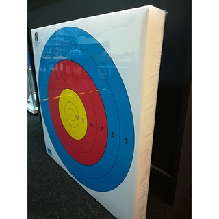 Official World Archery Target Face Center 6 Ring With Foam Butt (Thickness 5 cm)