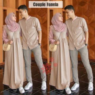Couple muslimah /couple flannel