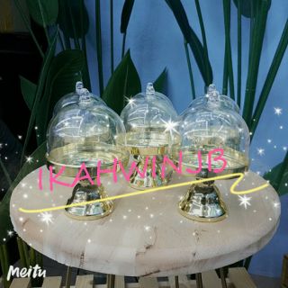 [Shop Malaysia] Mini plastic dome and plastick cup/ Bekas bunga rampai/ Bunga rampai decoration