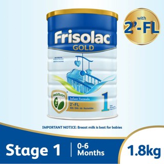 Frisolac Gold Stage 1 Friso - 1.8kg