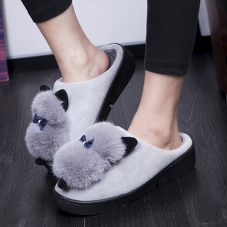 Winter Fashion House Slippers Cute Indoor Bedroom Slip Shoes