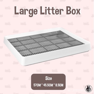 [Shop Malaysia] Litter Box ( LARGE ) , Pet Toilet <dogs, rabbits and guinea pig> (1)