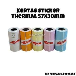 57X30Mm peripage paperang thermal paperang thermal paperang sticker peripage paperang