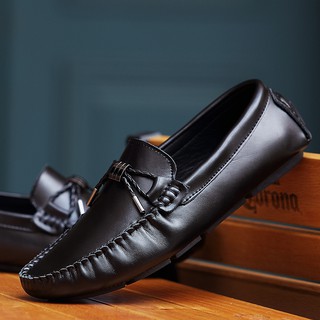 Mens Shoes Casual Brands Genuine Leather Men Loafers Luxury Moccasins Boat Shoes
