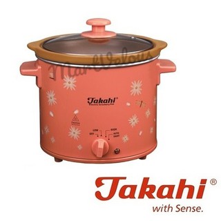 TAKAHI 2404 (Floral) H/HEAT 3.5L SLOW COOKER