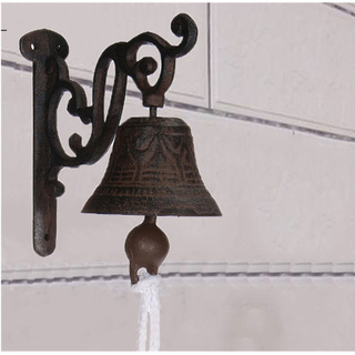 wholesale Cast Iron Door Bell Traditional Vintage Metal Wall Mounted Doorbell Gard
