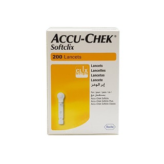 Roche Accu-Chek Softclix 200 Lancets - 0.4mm 28G