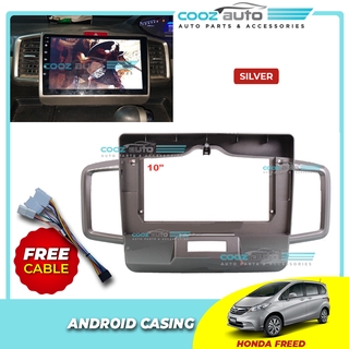 [Shop Malaysia] Honda Freed Dashboard Audio Android Player Radio FM Casing Frame Free Wiring