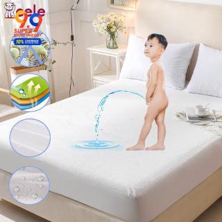 EELE Terry Waterproof Bed Cover Mattress Protector Cover for Bed Wetting