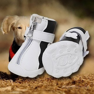 Waterproof Pet Dog Shoes Outdoor Running Rain Boots Protective Warm Dog Shoes (1)