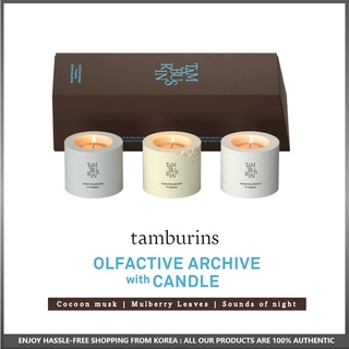 [NEW/READY TO SHIP] TAMBURINS OLFACTIVE ARCHIVE CANDLES 40g / 180g / Mini Trio
