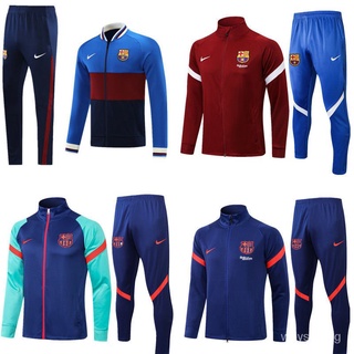 Barcelona Jacket21-22Barcelona Jersey Jacket Macy Training Clothes Outfit Soccer Uniform Skinny Pant Appearance