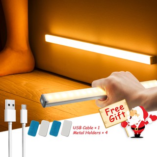 15/21/30/50cm Sensor LED Light Motion Sensor Night Light USB Charging, Used For Kitchen Cabinet Wall Lamp (1)