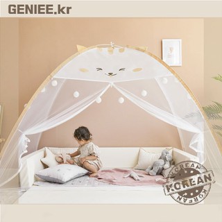 [BEBEDECO] Tent type one touch mosquito net bed available / shasha cat with cover / baby kid toddler 202007071