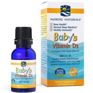 Baby Immunity Booster, 400 IU Vitamin D3 Nordic Naturals 11ml
