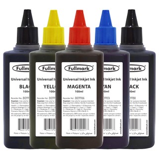 Fullmark Universal Inkjet Ink 5 bottles Value pack