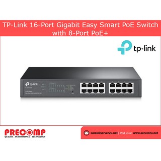 TP-Link 16-Port Gigabit Easy Smart PoE Switch (TL-SG1016PE)