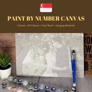 ✅🇸🇬[SGSELLER] Customized Paint By Number Canvas (Anniversary/ Birthday/ Special Occasions Gift)