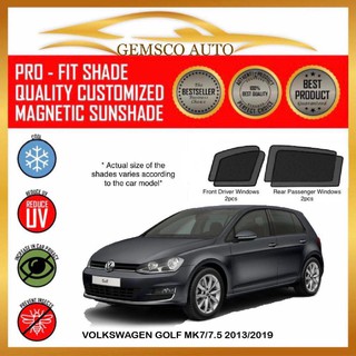 Volkswagen Golf MK7 2013 - 2021 ( 4 / 5pcs) Car Magnetic Sunshade / Boot Tray