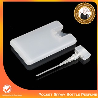 LittleWAWA - 20ml Travel Portable Card Type Pocket Spray Bottle Fine Mist Perfume Disinfectant Container Empty Bottle