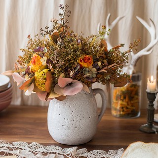 Jing Yue Designer Bouquet Set Floral Ornaments Table Flower Living Room Coffee Table Dried Flower Artificial Flower Flow