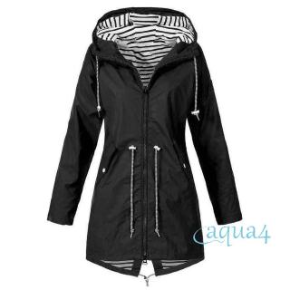 ❄❅❆UK Women´s Waterproof Raincoat Ladies Outdoor Wind Rain Forest Jacket Coat