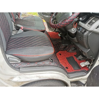 toyota Hiace std roof 5D leather dual layer floor mat/customised car mat