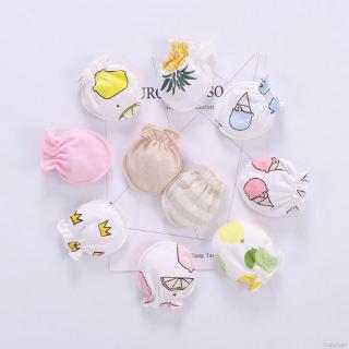 Baby Gloves 0-6 Month Newborn Infant Cute Cartoon Anti-grab Glove Foot Cover Thin New
